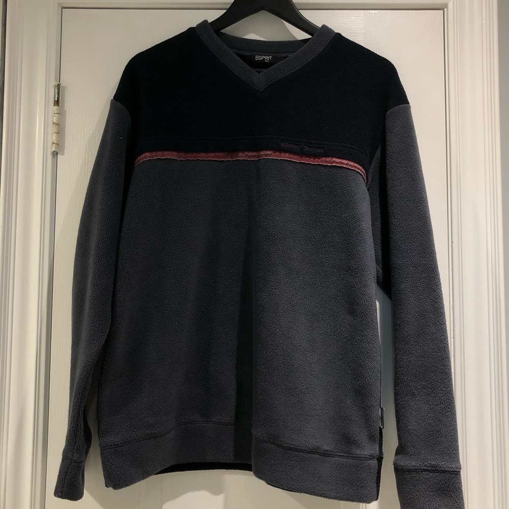 Vintage Fleece V-Neck Sweater